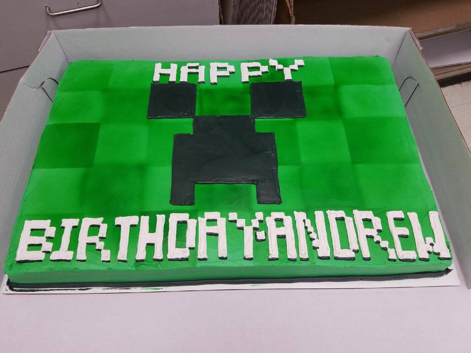 Custom decorated cakes from our bakery